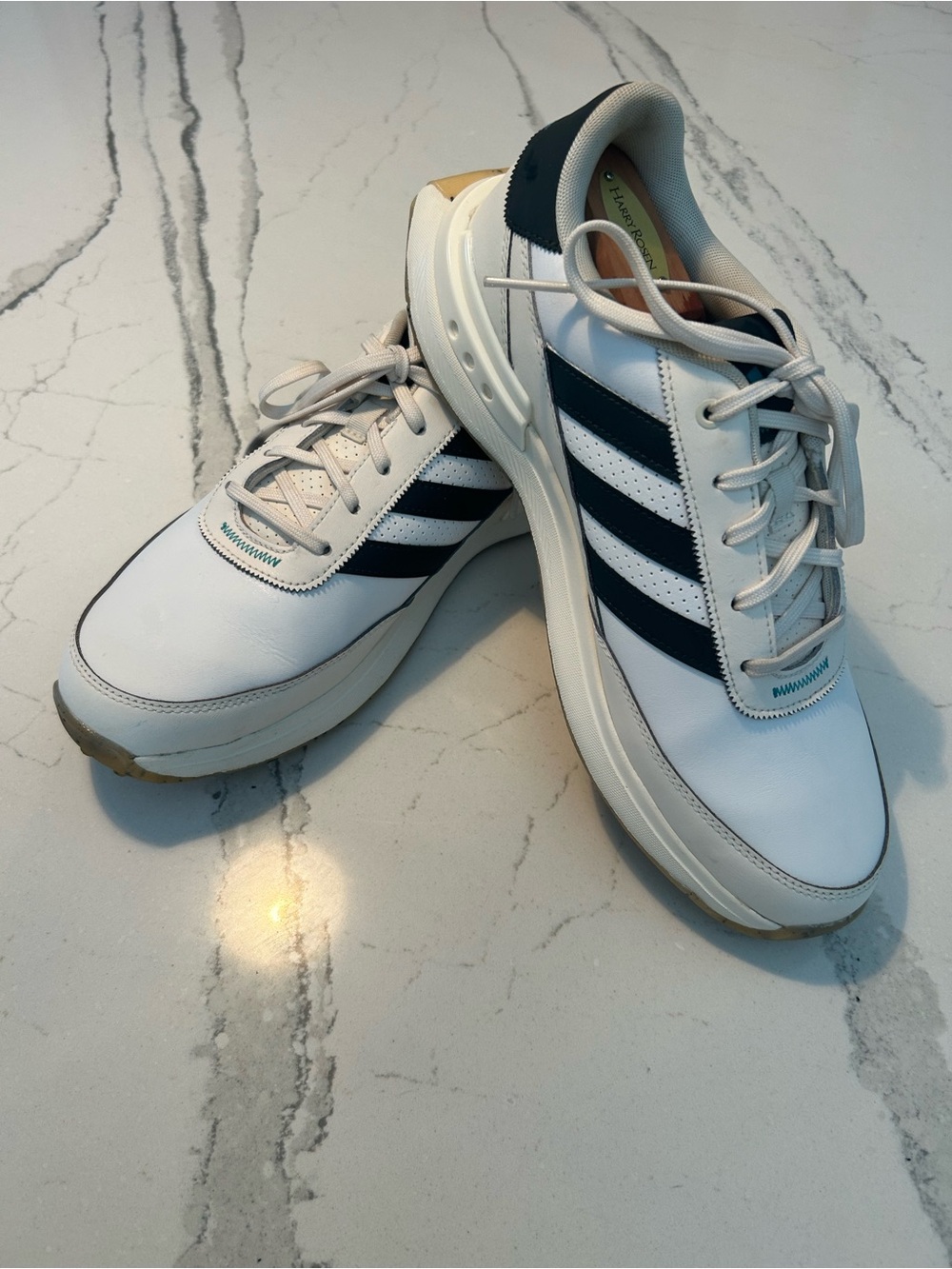 Adidas Men’s Spikeless Golf Shoes White/Black | Like New | Worn 3x